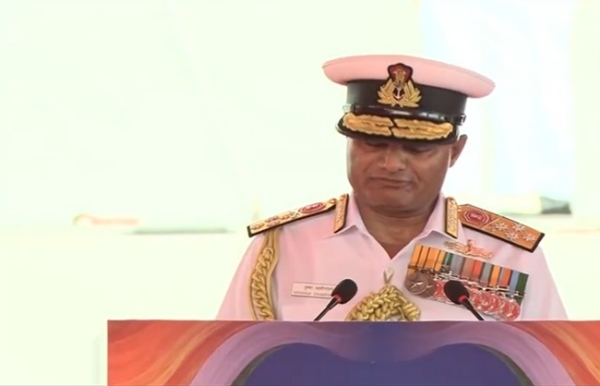 Chief of the Naval Staff Admiral Krishna Swaminathan