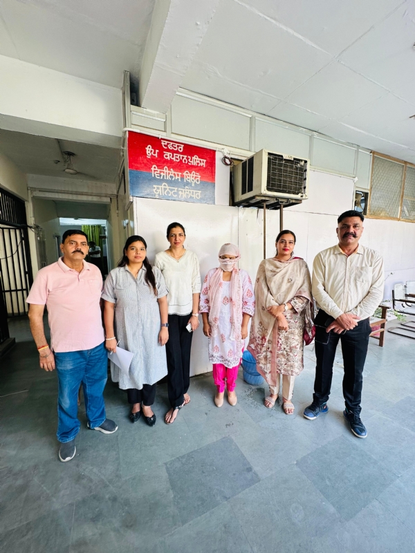 Sub Inspector Amandeep Kaur in custody of VB Sub Inspector Amandeep Kaur in custody of VB