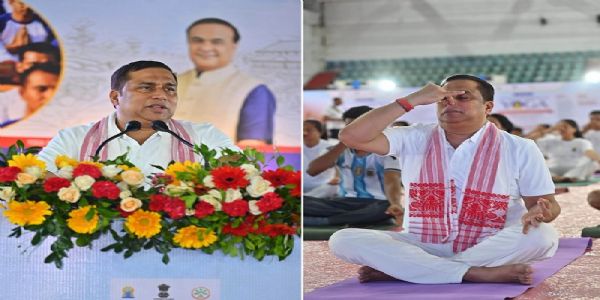 12th International Yoga Day Celebrated in Dimoria Co-District