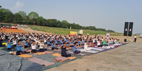 INTERNATIONAL YOGA DAY CELEBRATED UNDER NCC GROUP HQ