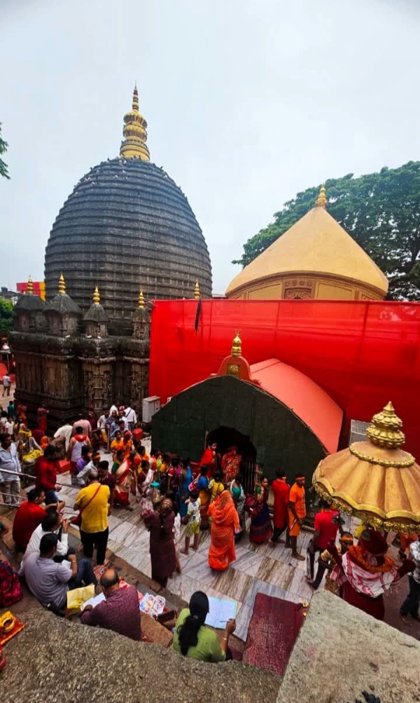 कामाख्या मंदिर।