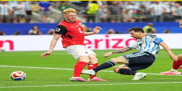 Messi Brace Powers Argentina to 2-0 Victory Over Austria, Secures Knockout Berth