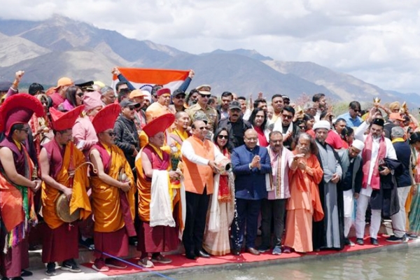 LG Vinai Kumar Saxena Inaugurates Pratham Sindhu Kumbh