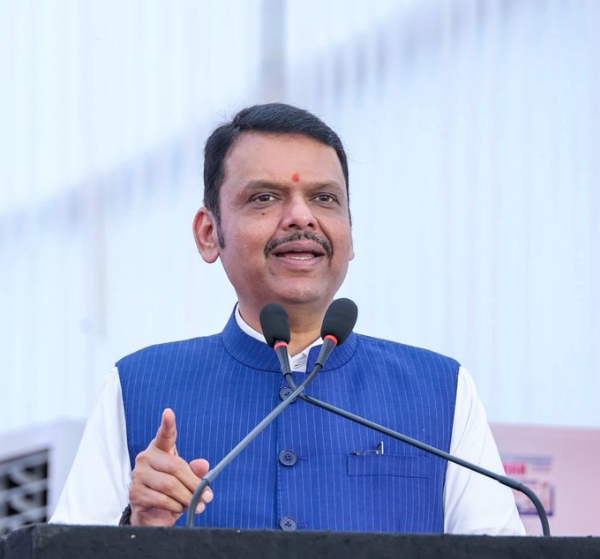 Chief Minister Devendra Fadnavis addressing the gathering