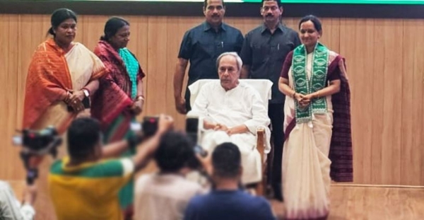 Sujata Karthikeyan Joins BJD in Presence of Naveen Patnaik