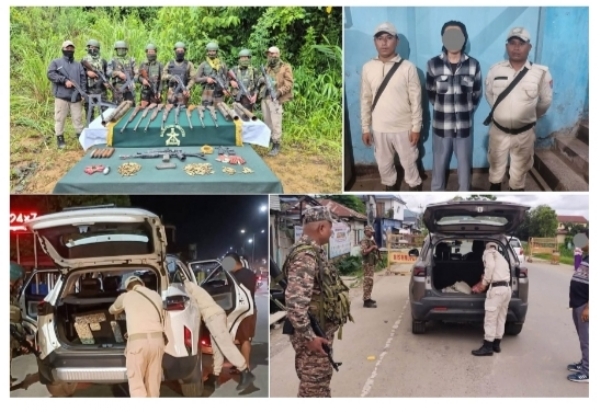 Images Related to the Manipur Operations.