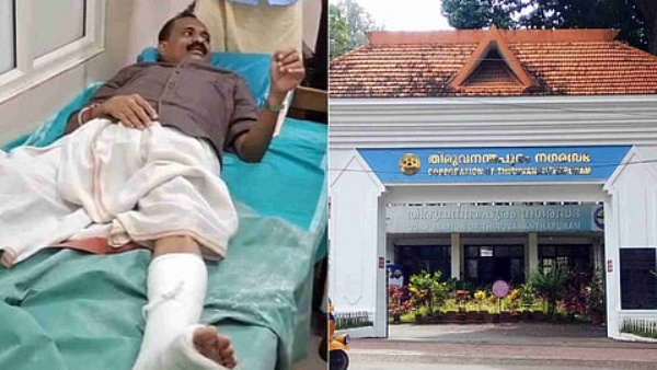 V.V.Rajesh injured