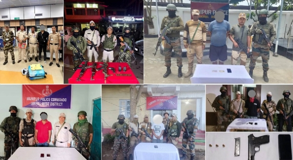 Images Related to the Manipur Operations.