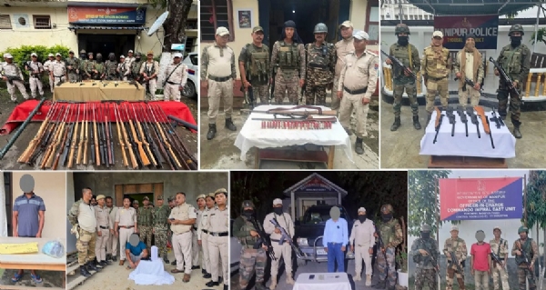 The images Shared by Manipur Police.
