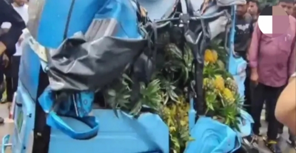 Image of the Head-On Collision at Hailakandi By-pass.