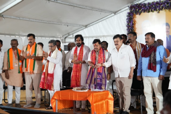 BJP National President Nitin Nabin Inaugurates District Party Offices in Telangana