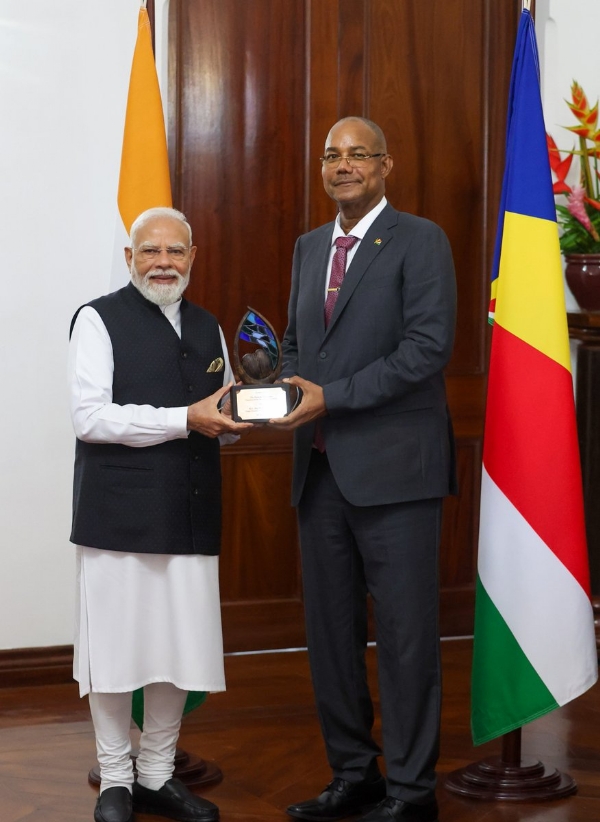 PM Modi Dedicates Seychelles’ Highest Honour to Nations Committed to Climate Action and Environmental Protection