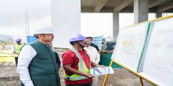 CM inspects under-construction Boisar station