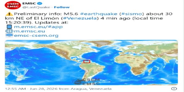 Fresh 5.6-Magnitude Earthquake Jolts Venezuela as Humanitarian Crisis Deepens