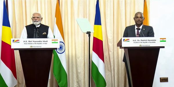 PM Modi Highlights MAHASAGAR Vision During Talks with Seychelles President