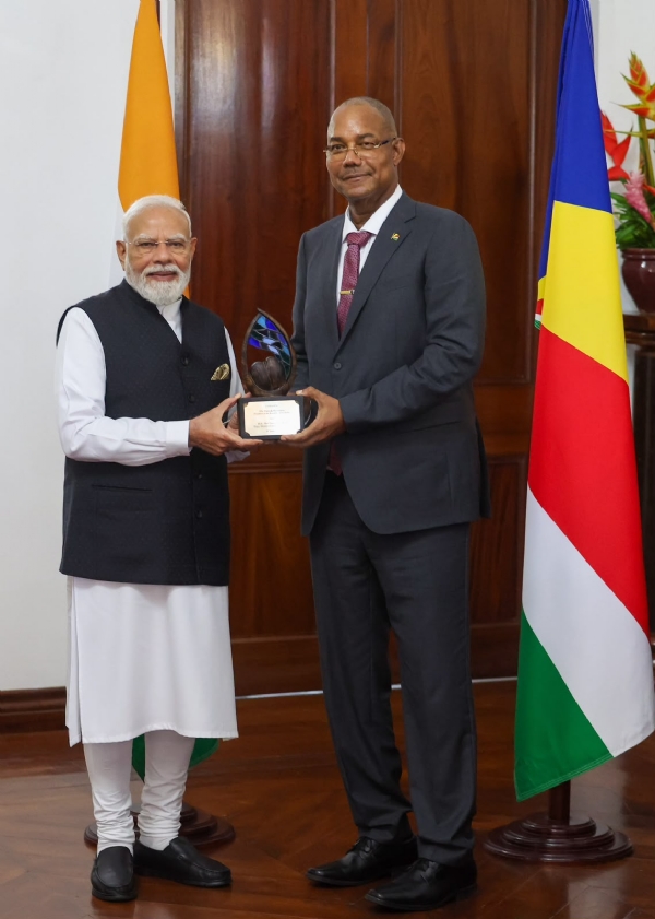 Modi Ji conferred with Seychelles’ Highest Civilian Award