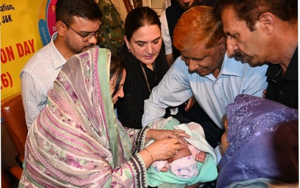 Sakeena Itoo Launches Pulse Polio Immunization Drive