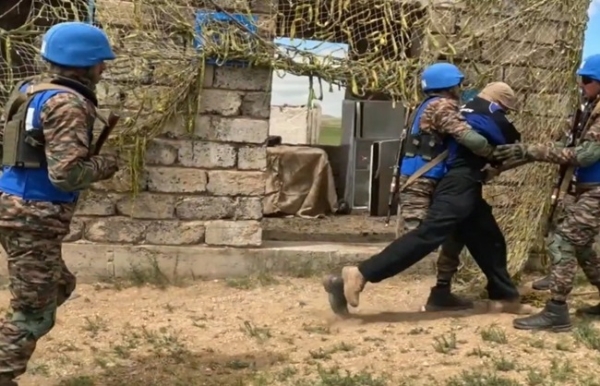 Indian Soldiers Demonstrate Operational Readiness During Khaan Quest Military Exercise