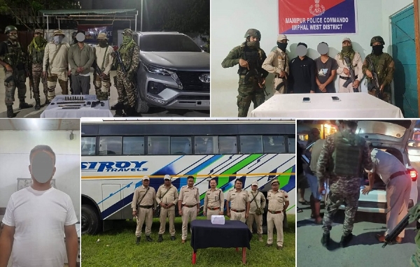 The images Shared by Manipur Police.