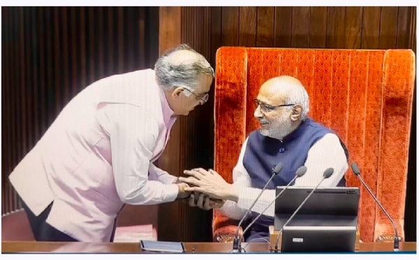 VP CP Radhakrishnan and Tarun Chugh