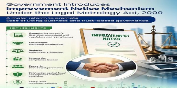 Government Introduces Reform Intimation Mechanism, Giving Businesses Opportunity to Rectify First-Time Procedural Lapses