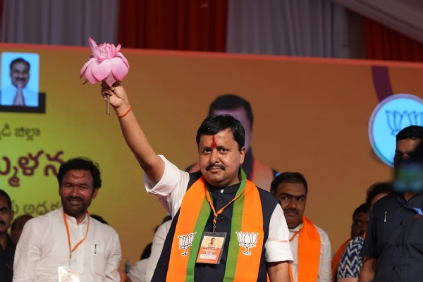 Nitin Nabin Calls for BJP Government in Telangana