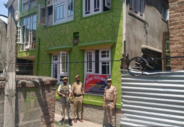 ₹60 Lakh House Of Notorious Drug Peddler Attached Under NDPS Act In J&K’s Anantnag