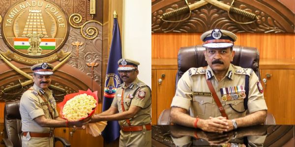 Mahesh Kumar Aggarwal assumes charge as DGP ,Tamil Nadu