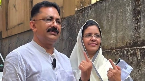 K.T.Jaleel,Wife