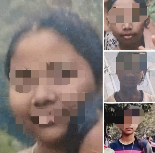 Image of the Four Rescued Missing Schoolgirls from West Bengal.