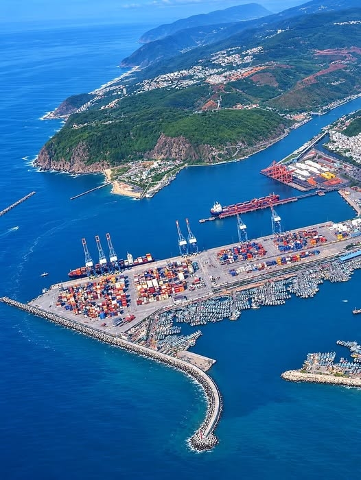 Aerial View of Visakhapatnam Port