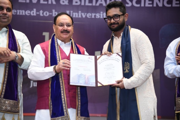J.P. Nadda Confers Degrees on Graduating Students