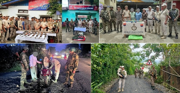 Image of the Brown Sugar Seizure, Arms Recovery in Separate Operations Across Manipur.