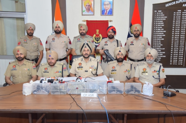 Sharing operational details, Commissioner of Police Amritsar Gurpreet Singh Bhullar