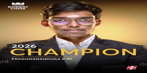 Prime Minister Modi Congratulates Praggnanandhaa on Winning Norway Chess 2026