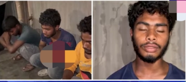 Image of the detained people. Image of the detained people.