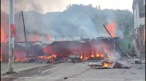 Fire Breaks Out In J&K’s Poonch, Nearly A Dozen Shops Gutted