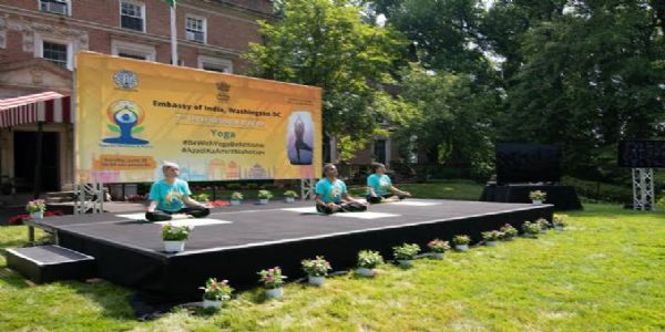Indian Embassy Launches Yoga Day Festivities Across U.S.; Major Events Planned in Washington, New York and Chicago