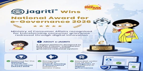 Consumer Affairs Ministry’s Digital Platform Recognised for Transforming Consumer Grievance Redressal System