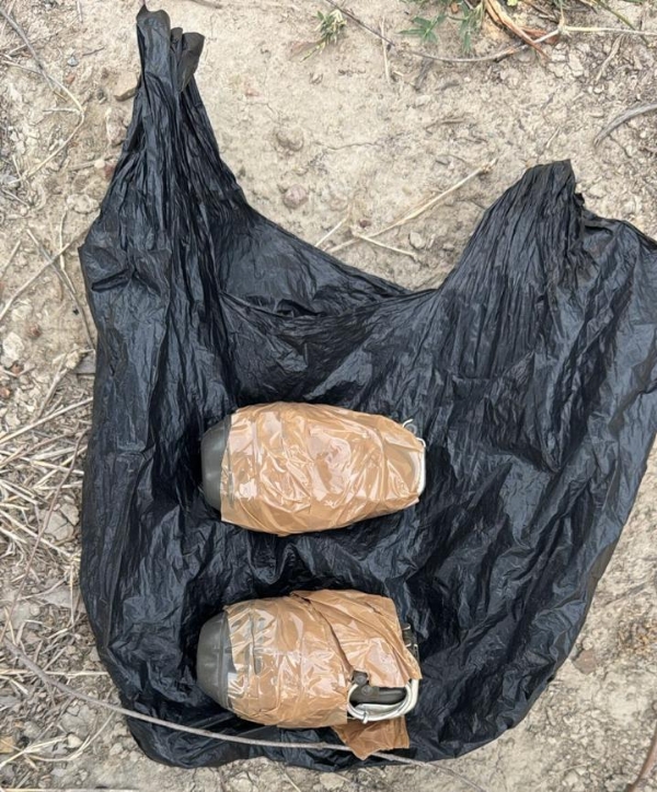 Recovered Hand Grenades. Recovered Hand Grenades.