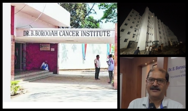 The multi-storey building of the 292-bed state-of-the-art Paediatric and Adult Hemato-Lymphoid Cancer Unit under construction at the Dr. B. Borooah Cancer Institute (BBCI) campus in Guwahati is in the final phase of construction.