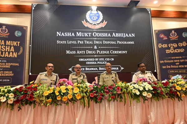 Odisha DGP Yogesh Bahadur Khurania addresses a programme at the State Police Headquarters in Bhubaneswar on Wednesday. Odisha DGP Yogesh Bahadur Khurania addresses a programme at the State Police Headquarters in Bhubaneswar on Wednesday.