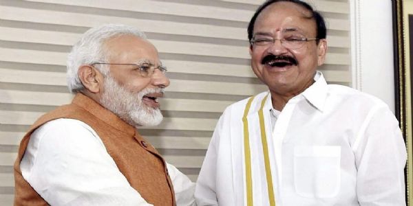 PM Modi Extends Birthday Wishes to Former Vice President Venkaiah Naidu