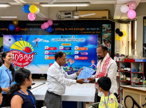 Image of the Summer Hobby Camp at National Science Centre, Guwahati.