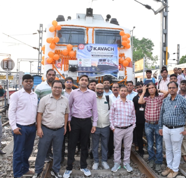 Commissioning of Kavach Version 4.0 on Tundla–Panki Dham Section Commissioning of Kavach Version 4.0 on Tundla–Panki Dham Section