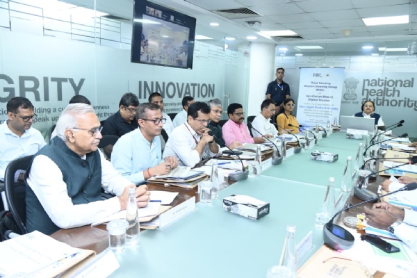 Odisha Health Minister Mukesh Mahalinga Attends ABDM Mission Steering Group Meeting