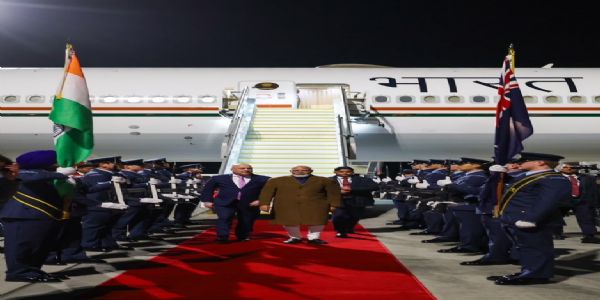 PM Modi Lands in New Zealand for Historic Visit, PM Luxon Extends Personal Welcome
