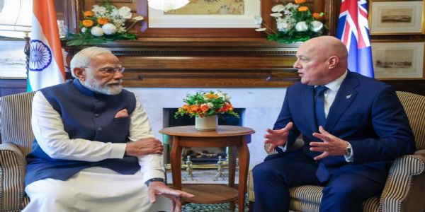 India, New Zealand Elevate Ties to Strategic Partnership, Set Target of NZ$7 Billion Bilateral Trade by 2030