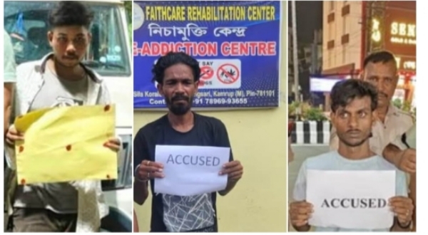 Images of the Three Arrested Drug Peddlers.