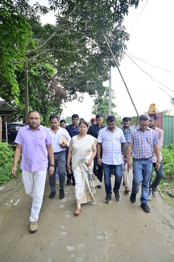 Minister Ajanta Neog Reviewing Integrated Care Centre at Boko.